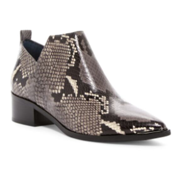 Marc Fisher Women's Mlyamir Snake Ankle Boots 5.5 - Picture 1 of 9